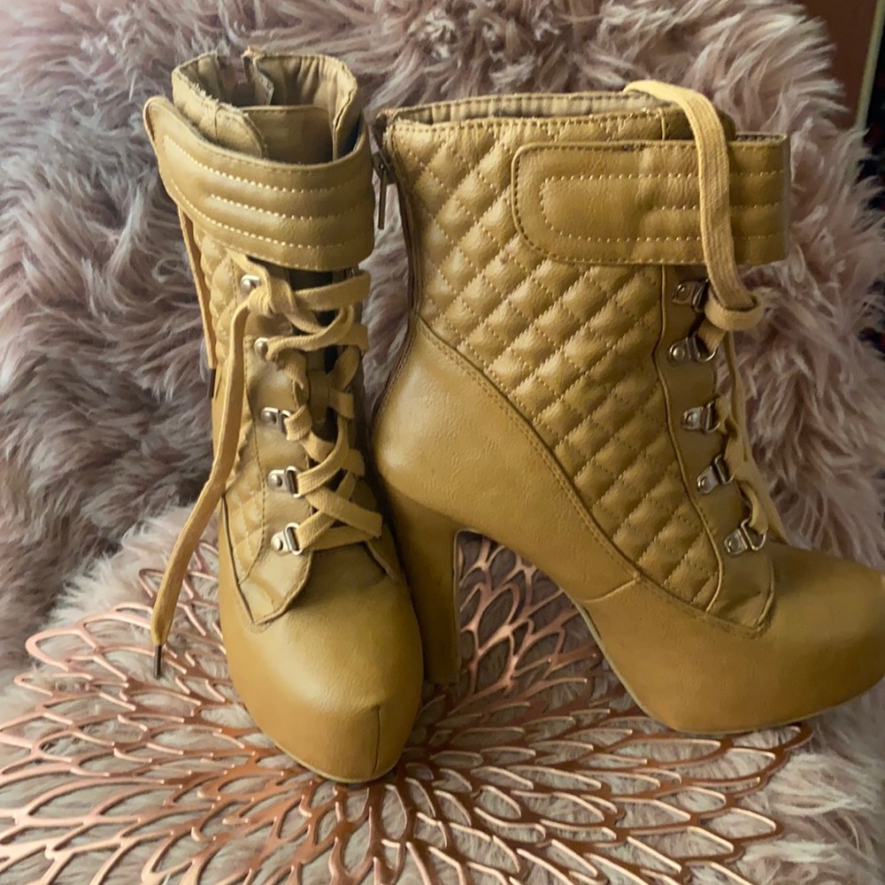 Tan boots